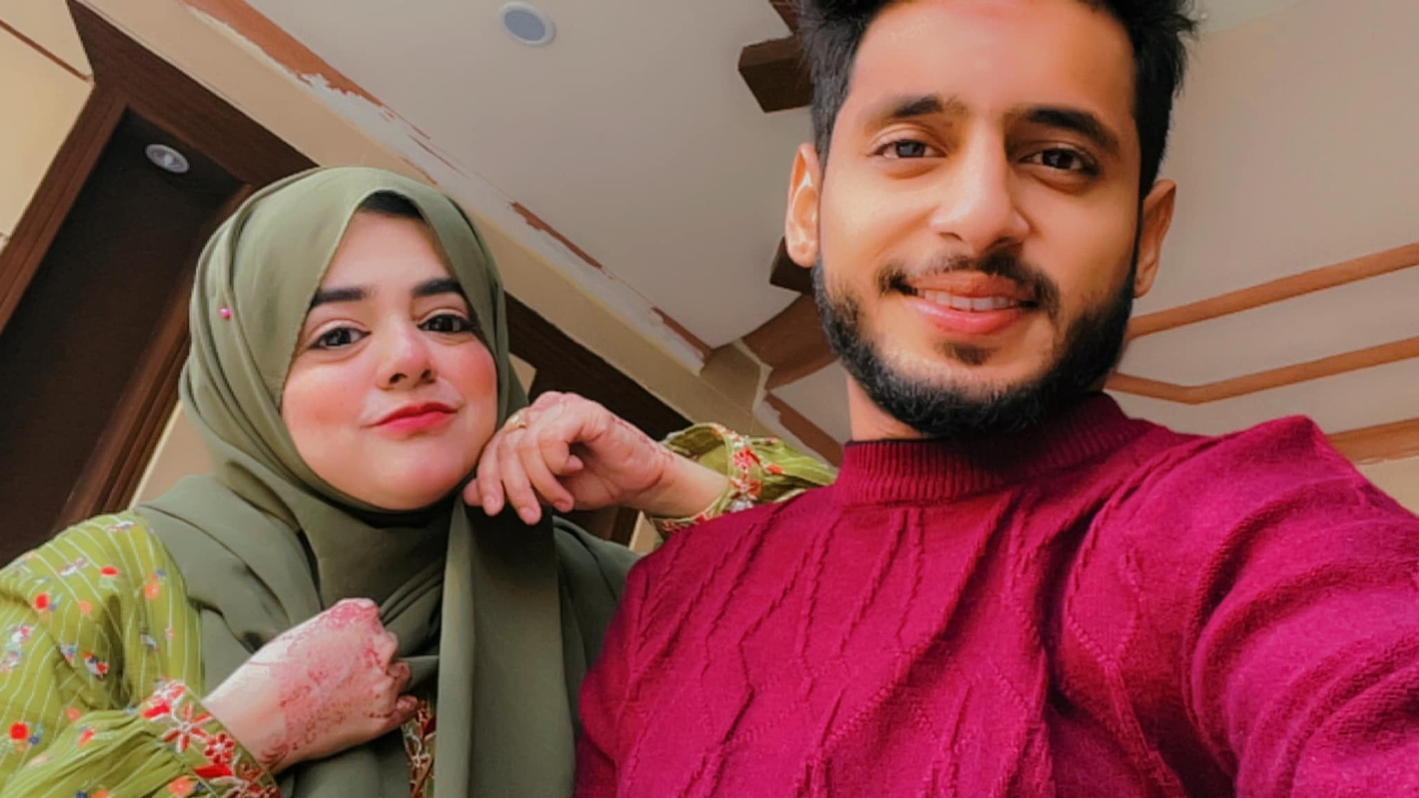 Pyari Maryam s manželom.