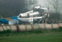 BRITAIN ACCIDENTS HELICOPTER CRASH (Helicopter crash in Gillingham, Britain)