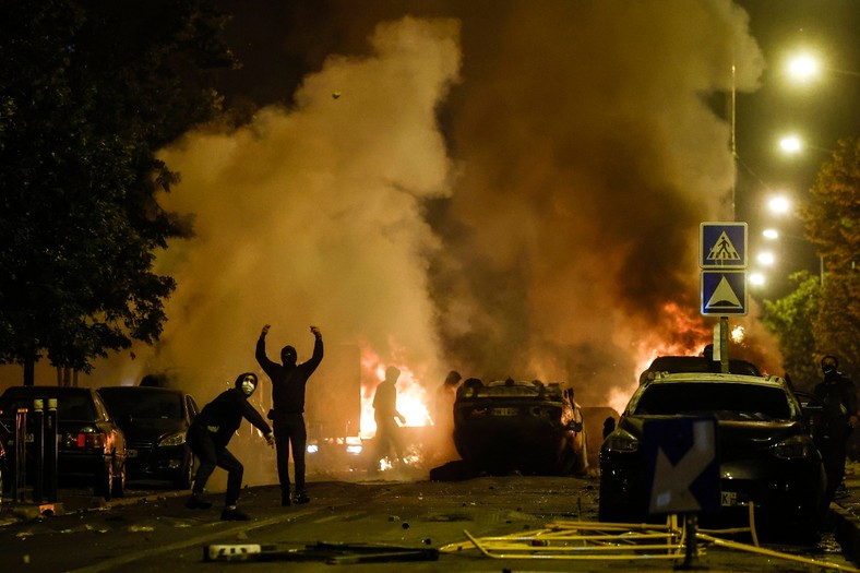 Starcia z policją w Nanterre