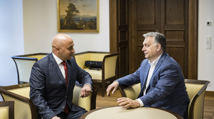 Orbán Viktor és Menyhárt József, a felvidéki Magyar Közösség Pártja (MKP) elnökének találkozója Budapesten, a Karmelita kolostorban / Fotó: MTI Miniszterelnöki Sajtóiroda Szecsődi Balázs