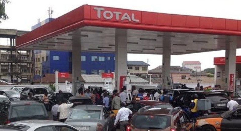 Fuel scarcity in Nigeria.