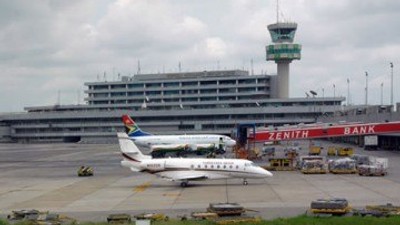 50 passengers unhurt as aircraft skids off Lagos airport runway.