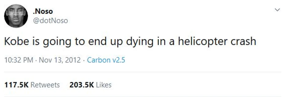 Objava o Kobiju Brajantu