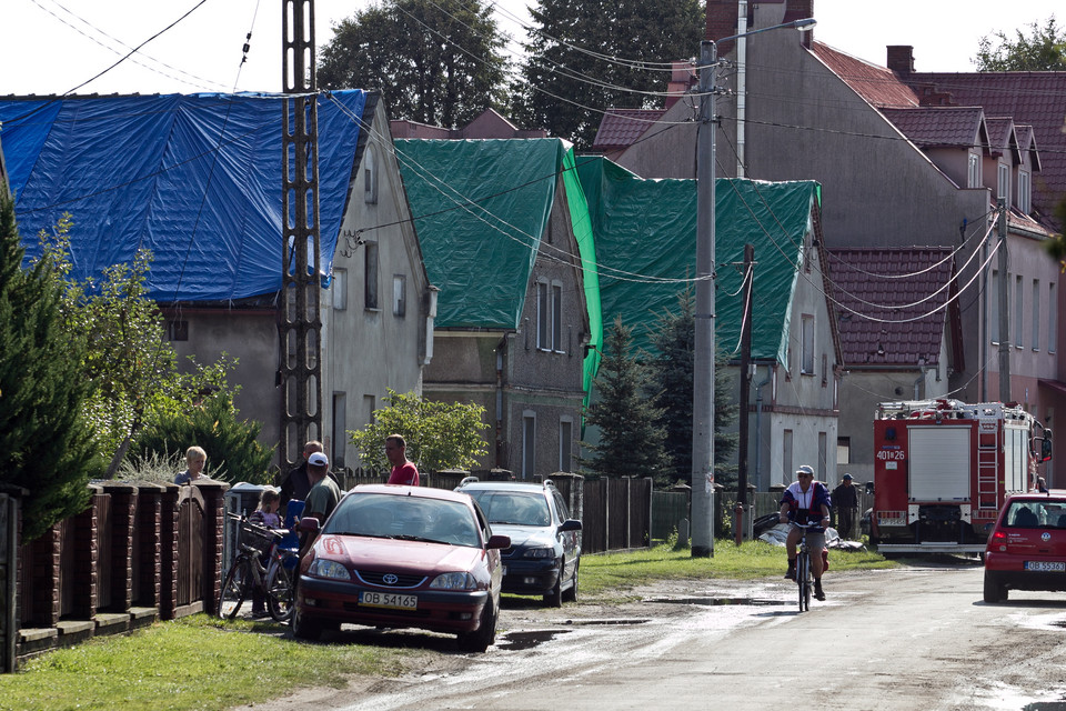 Skutki burzy na Opolszczyźnie