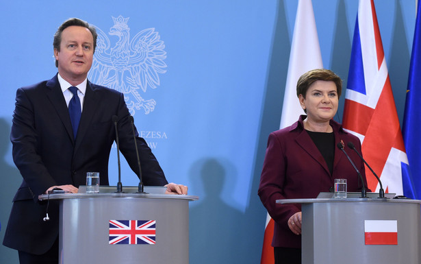 Spotkanie Szydło z Cameronem: Mamy zbieżny punkt widzenia