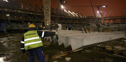 Na stadionie praca wre. Tak pracujcie za nasze!