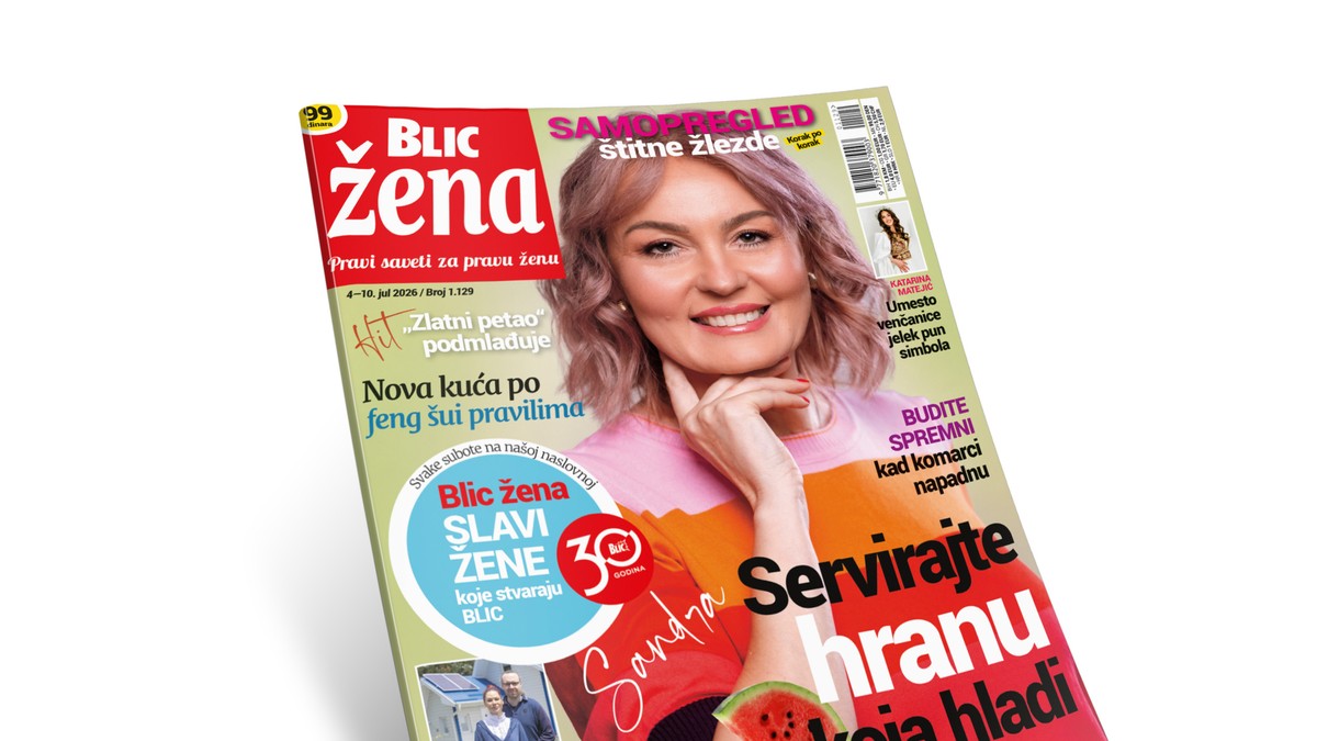 Novu "Blic ženu" potražite na svim prodajnim mestima od subote 4. jula 