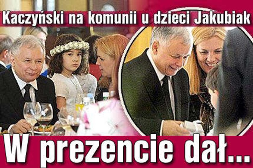 Kaczyński na komunii u dzieci Jakubiak! FOTO