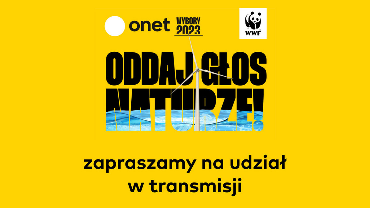 Wybory parlamentarne już 15.10, a ty wciąż się wahasz, na kogo zagłosować? Zachęcamy do dołączenia do przedwyborczych debat transmitowanych na żywo na stronie głównej Onetu, które współorganizujemy z Fundacją WWF Polska. Zaproszeni politycy będą dyskutować na temat bezpieczeństwa energetycznego, żywnościowego i wodnego – jak je sobie wyobrażają, jaki mają plan po wyborach. 