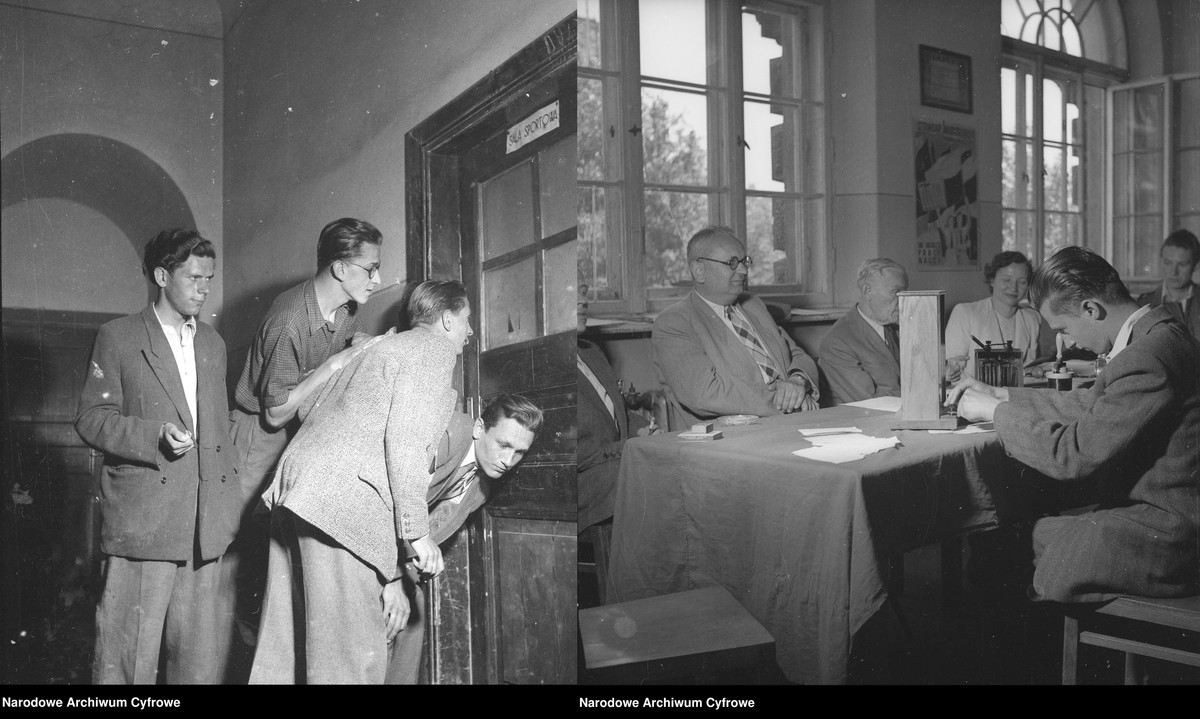 Egzaminy maturalne w liceum im. Stefana Batorego w Warszawie, 1950 r., matura, PRL