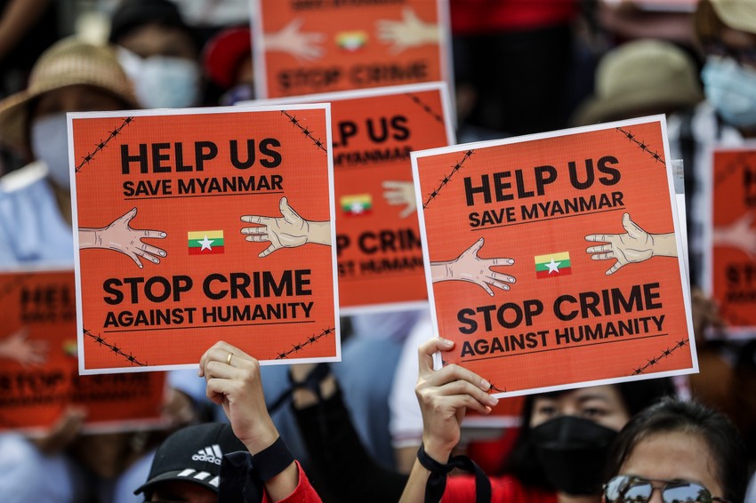 Protesti u Mjanmaru 