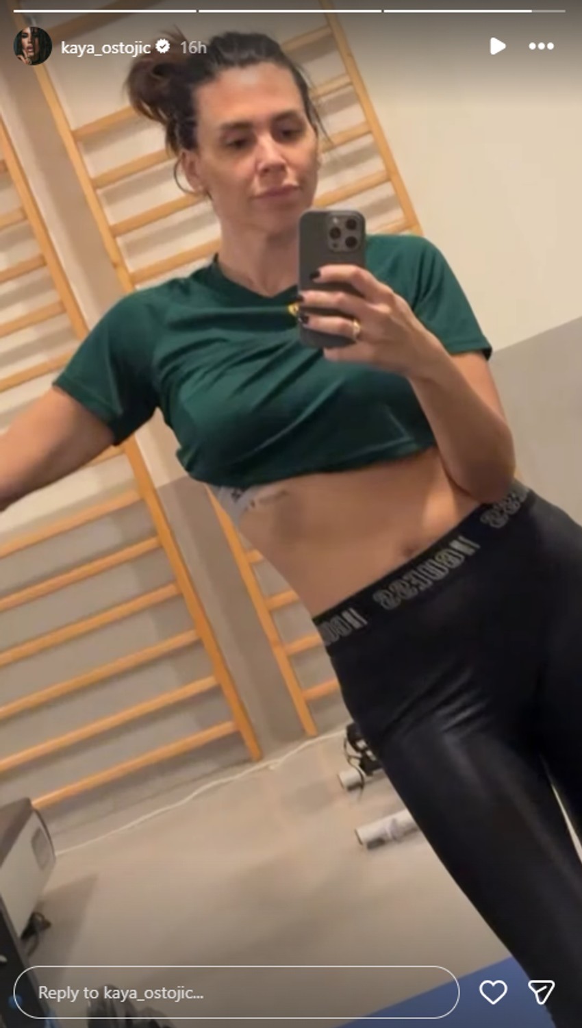 Kaja Ostojić u teretani