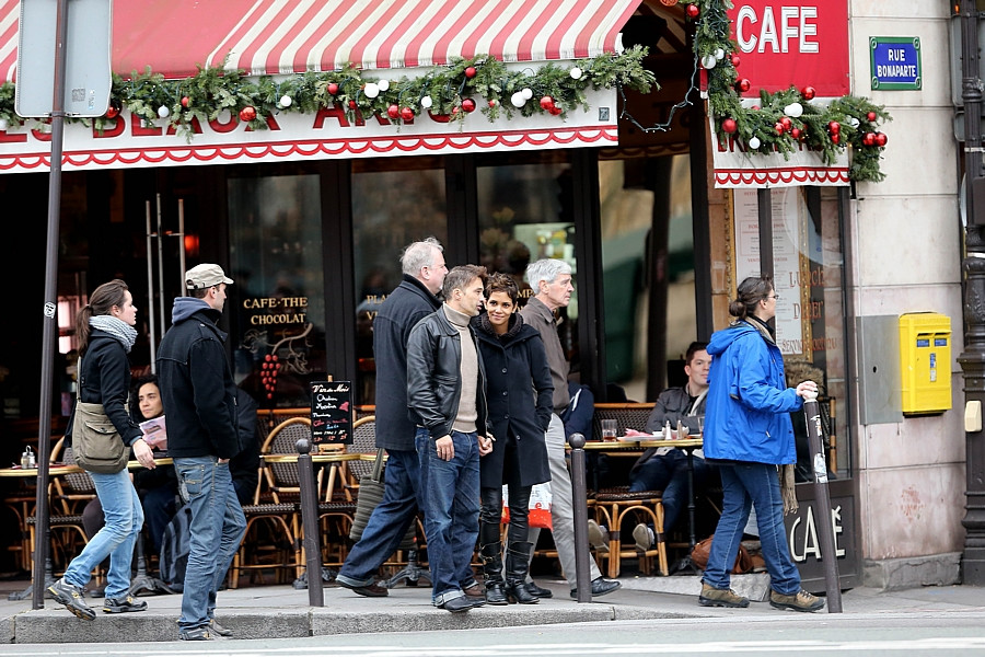 Halle Berry i Olivier Martinez w Paryżu