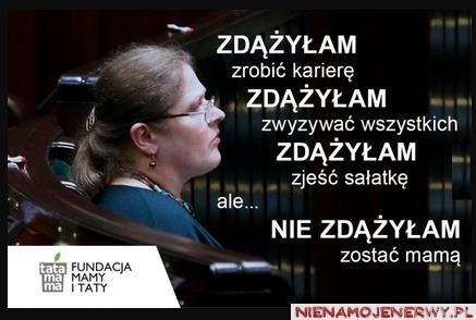 memy zdążyłam zostać mamą