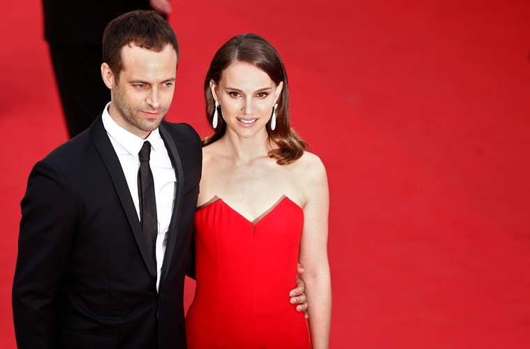 Natalie Portman i Benjamin Millepied na festiwalu filmowym w Cannes