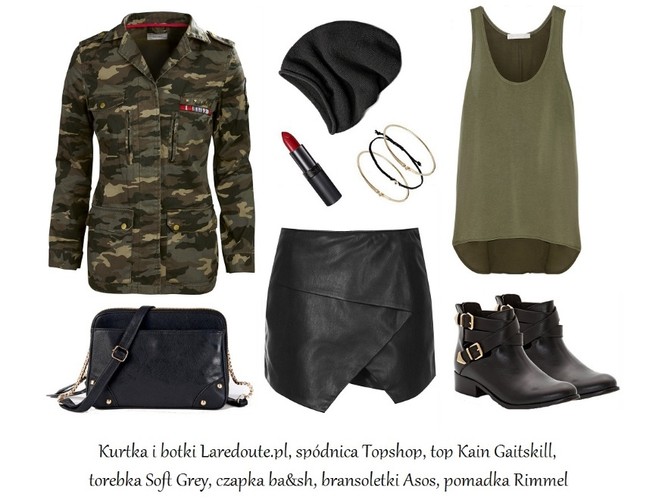 Trend militarny - STYLIZACJE na jesień 2014