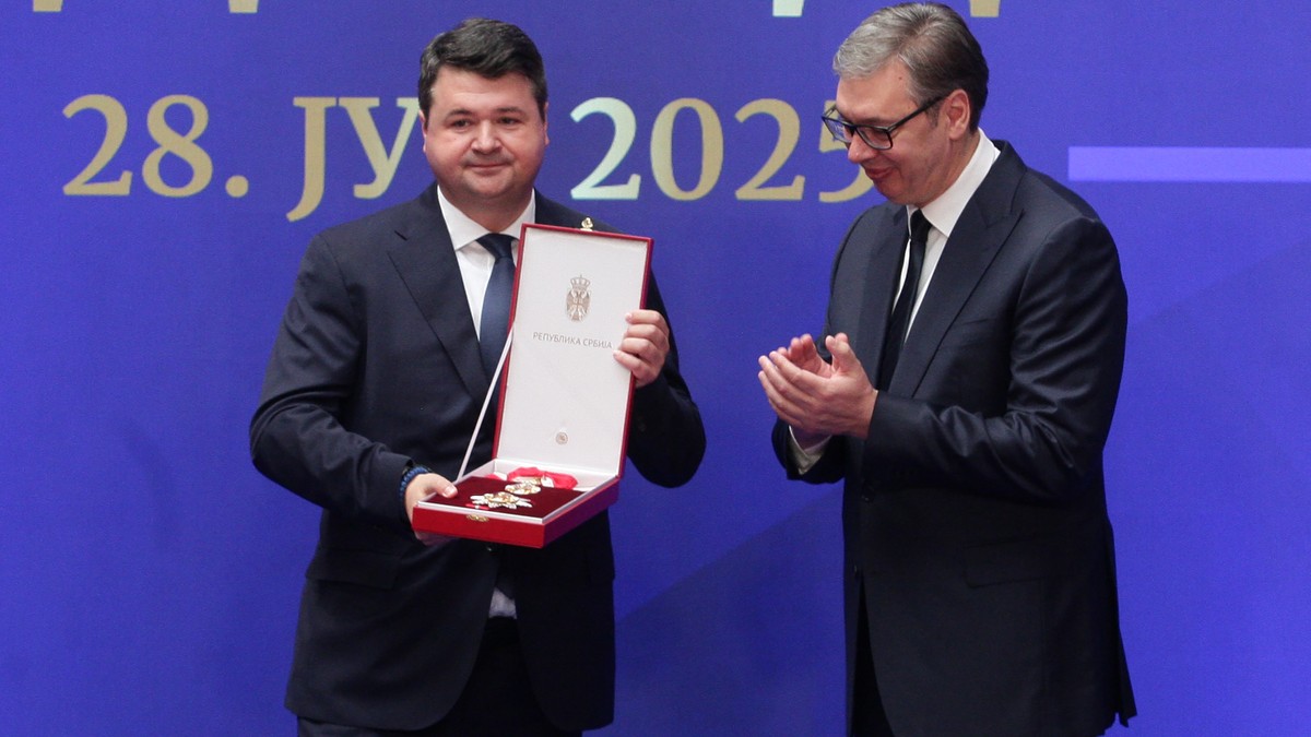 Vladan Petrov i Aleksandar Vučić