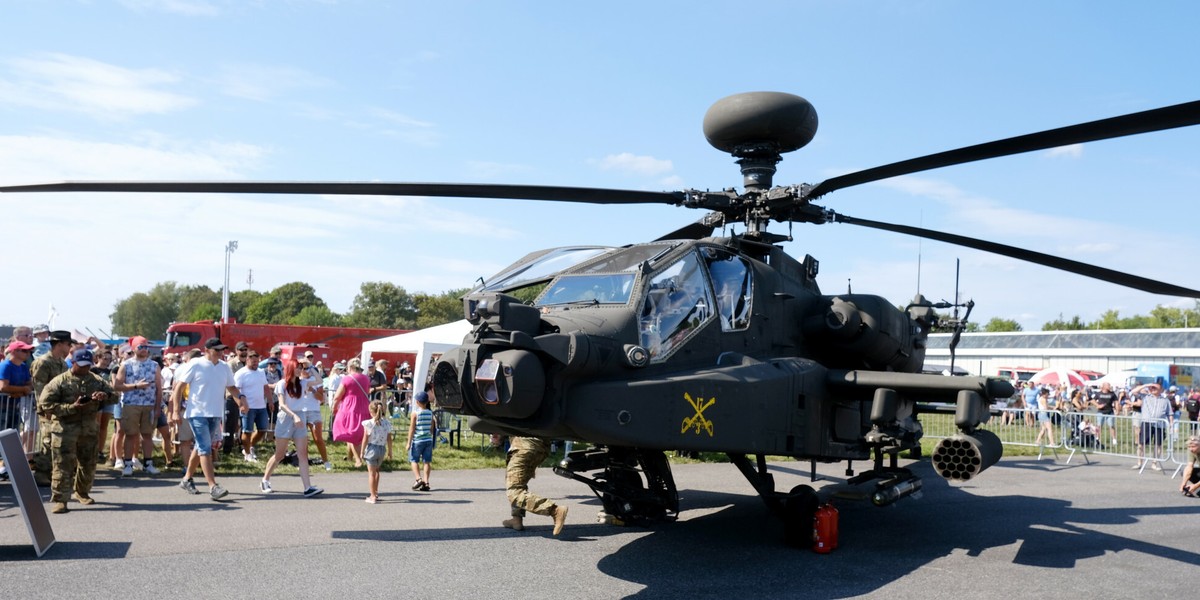 Apache na Air Show 2023 w Radomiu.