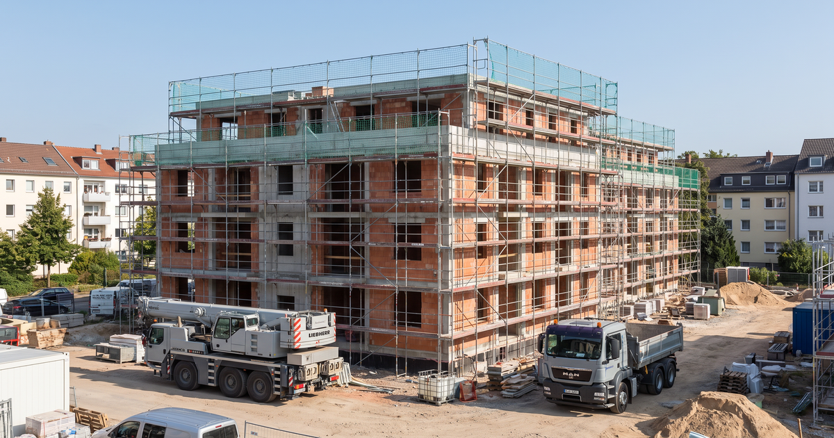 Wohnungsnot-versch-rft-sich-1-4-Millionen-fehlen-Baubranchenstimmung-auf-Jahrestief