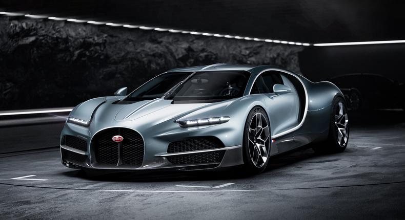 The new Bugatti Tourbillon hypercar.Bugatti