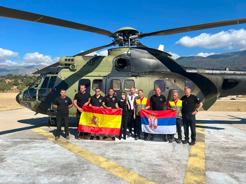 Naši piloti u Španiji 