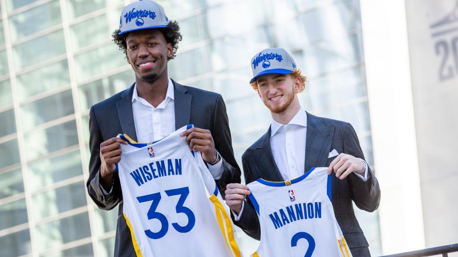  James Wiseman i Nico Mannion 