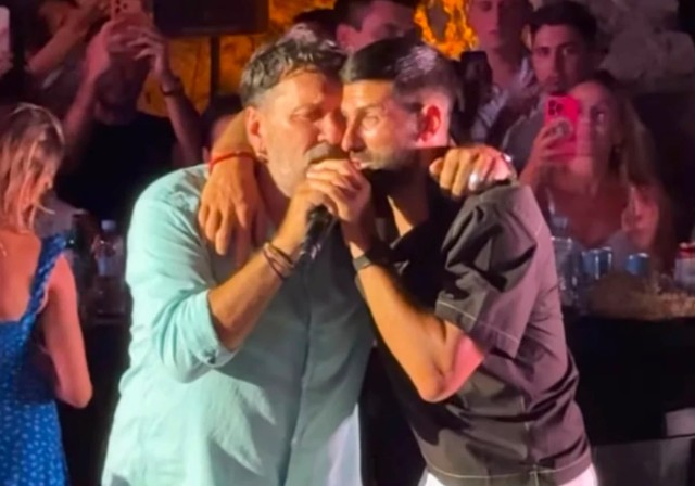 Novak Đoković i Igor Lazić Nigor