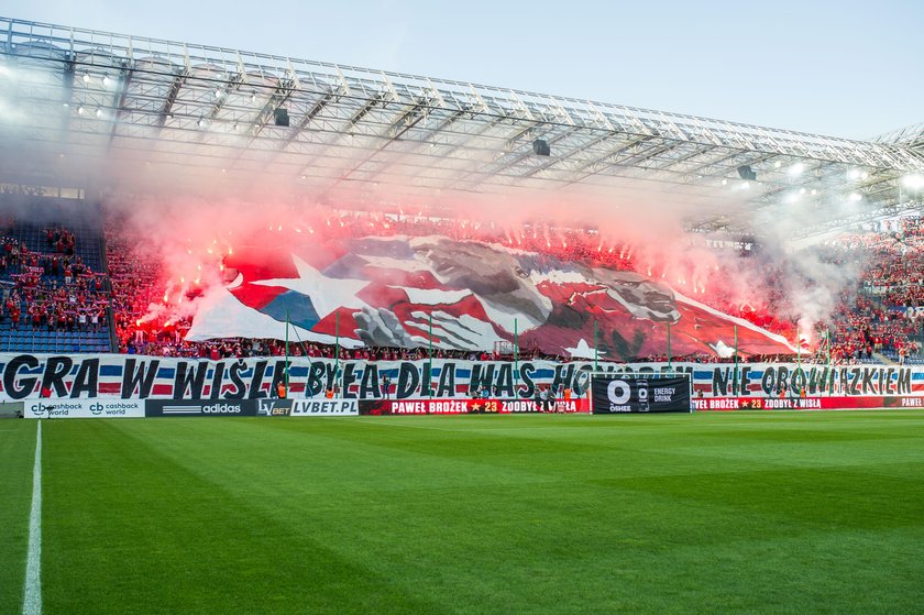 Pilka nozna. Ekstraklasa. Wisla Krakow - Lech Poznan. 13.05.2018