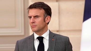 Prezydent Macron odbył niejawne spotkanie. Przedstawił czarną wizję dotyczącą Ukrainy