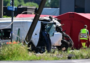 Sudar voza i školskog minibusa u Belgiji