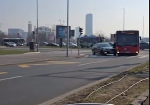 Saobraćajna nezgoda kod Ušća