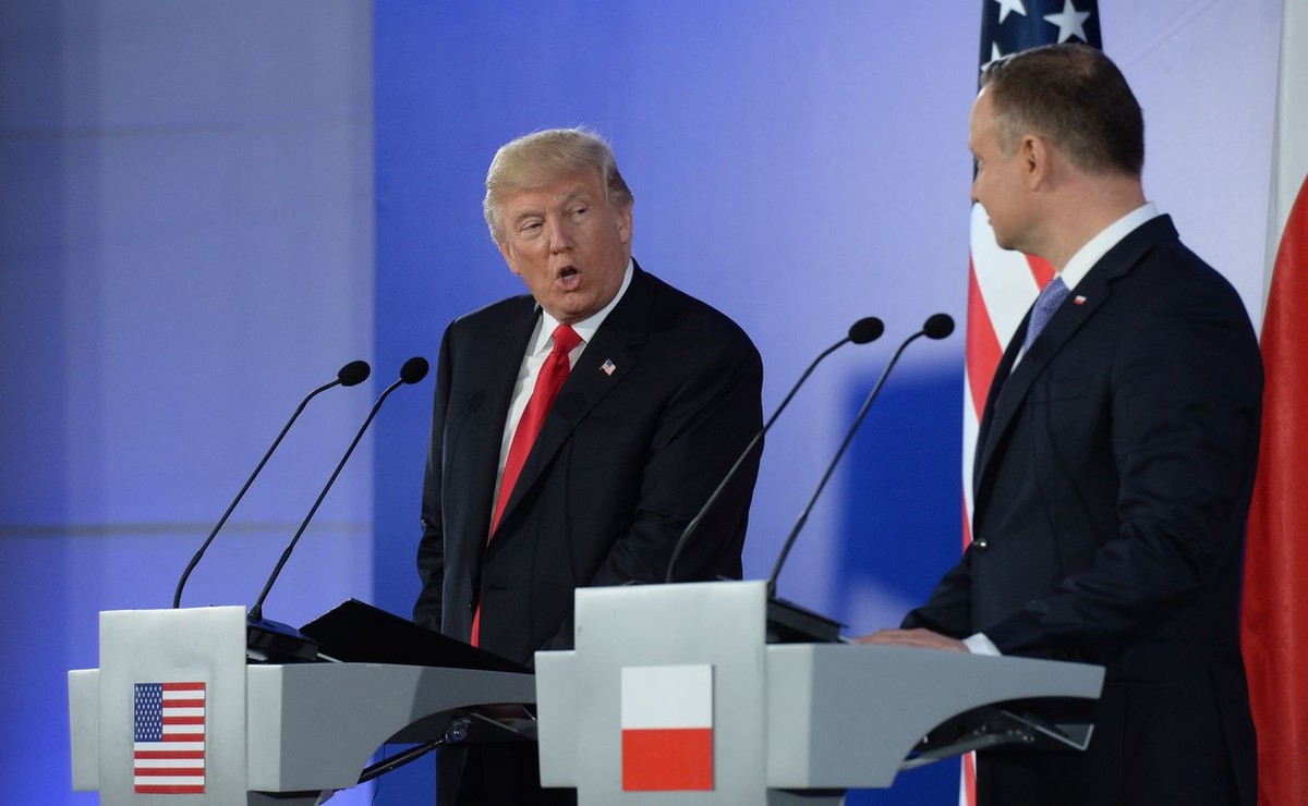 Donald Trump i Andrzej Duda