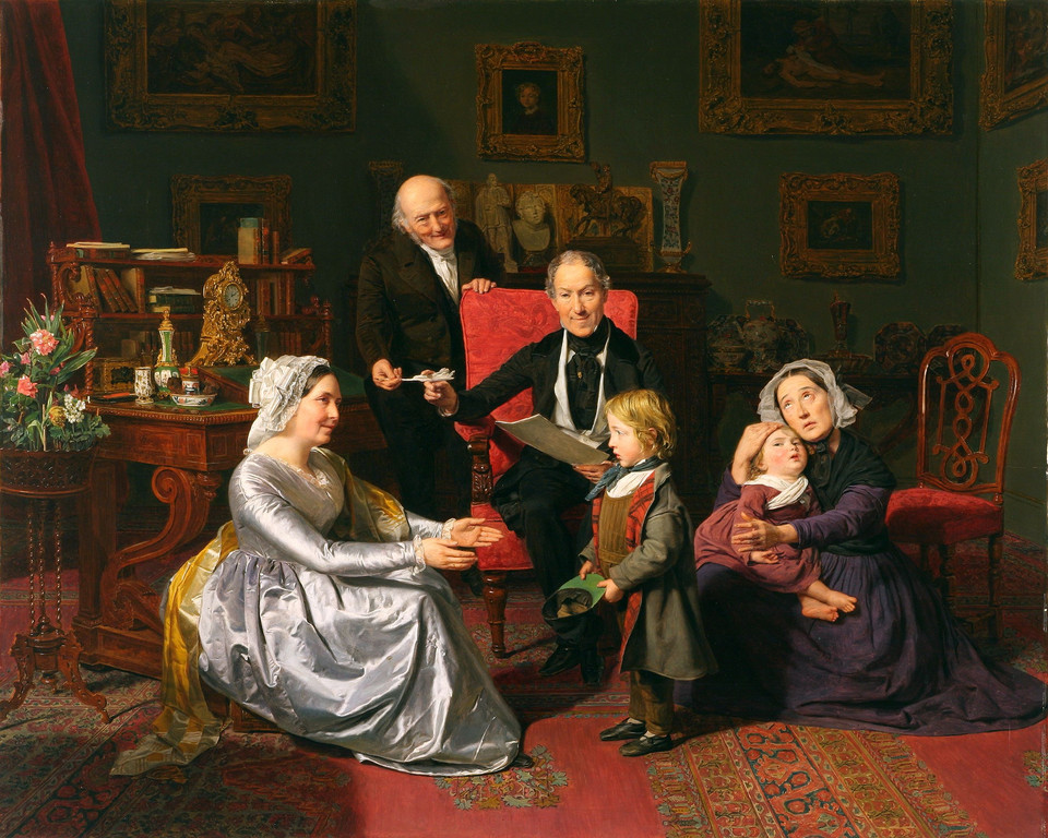 Ferdinand Georg Waldmüller, "Adopcja", 1847 r.