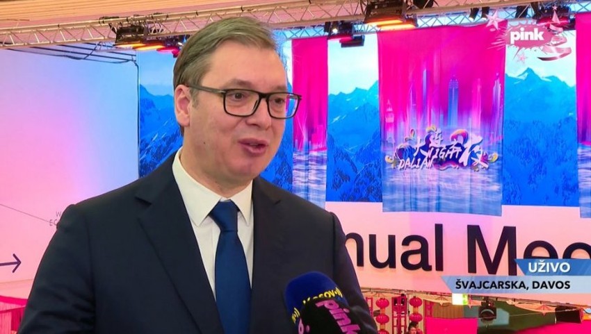 Aleksandar Vučić u Davosu