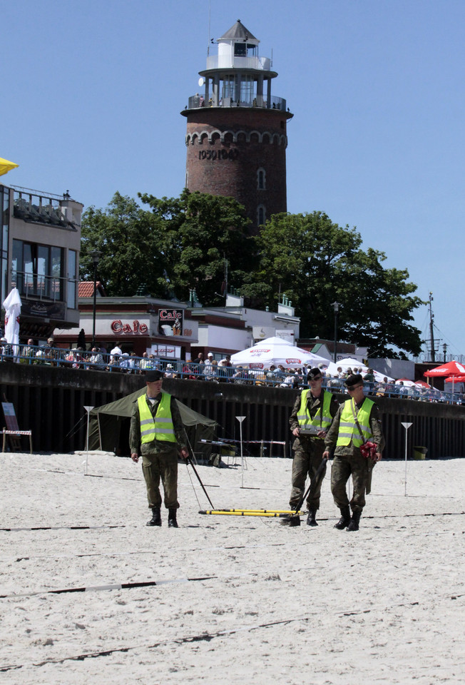 Rozminowanie kołobrzeskiej plaży