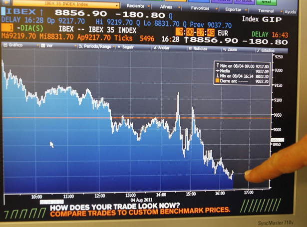 Na giełdach puściły nerwy. Kryzys rozlewa się po Europie