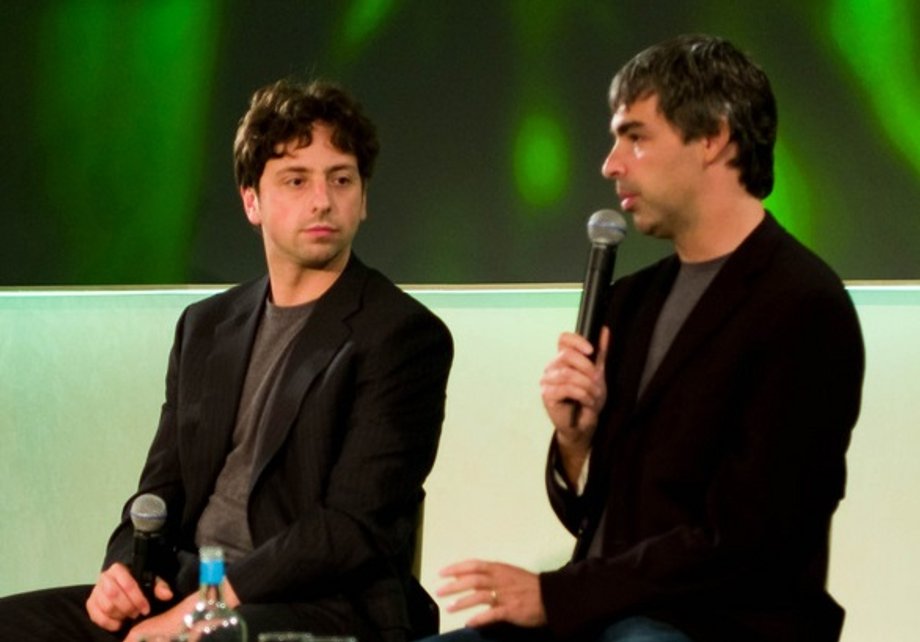 Założyciele Google, od lewej: Siergiej Brin, Larry Page