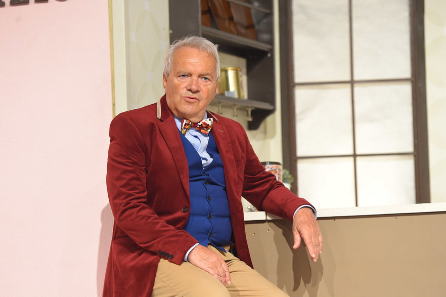 Zdzisław Wardejn w 2016 r. w spektaklu "Nikt nie jest doskonały"