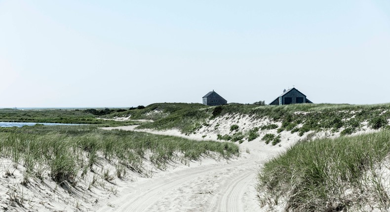 Properties on Nantucket have faced damage from erosion, forcing homeowners to demolish their houses or sell them at steep discounts.John Greim/LightRocket via Getty Images