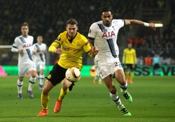 Liga Europy: Borussia rozbiła Tottenham. Sevilla zremisowała z Basel. WIDEO