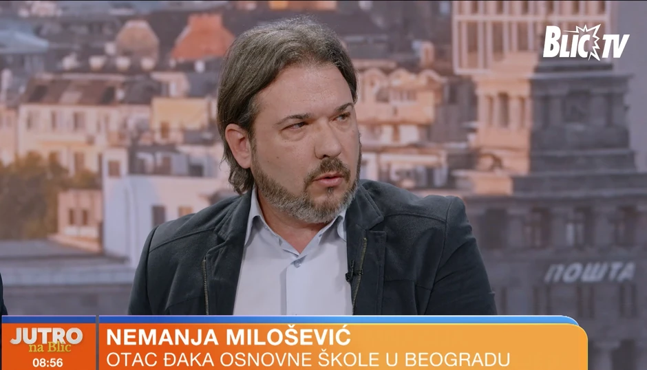 Nemanja Milošević, roditelj đaka osnovne škole