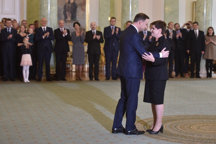 Beata Szydło i Andrzej Duda