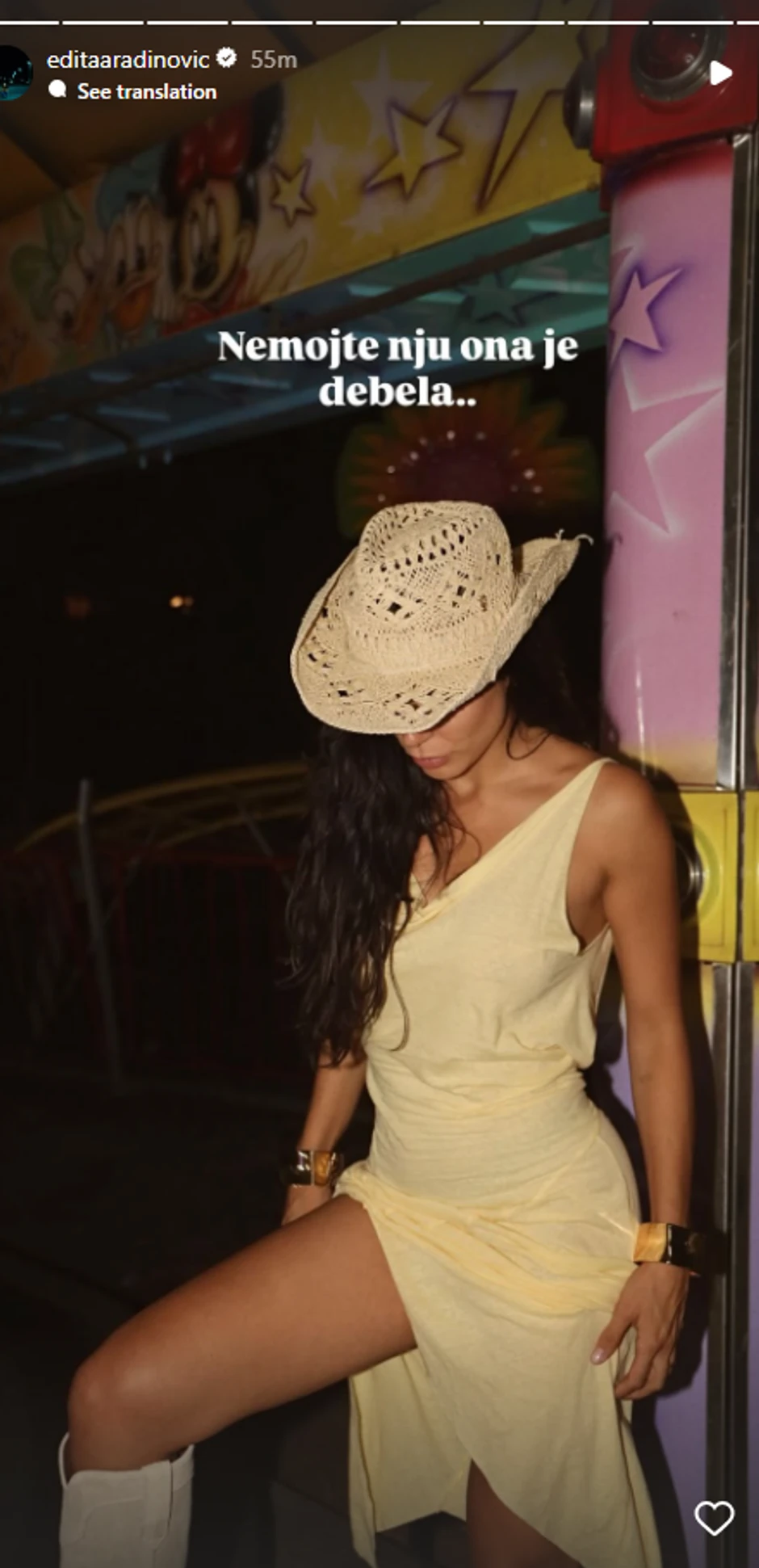 Edita Aradinović, objava