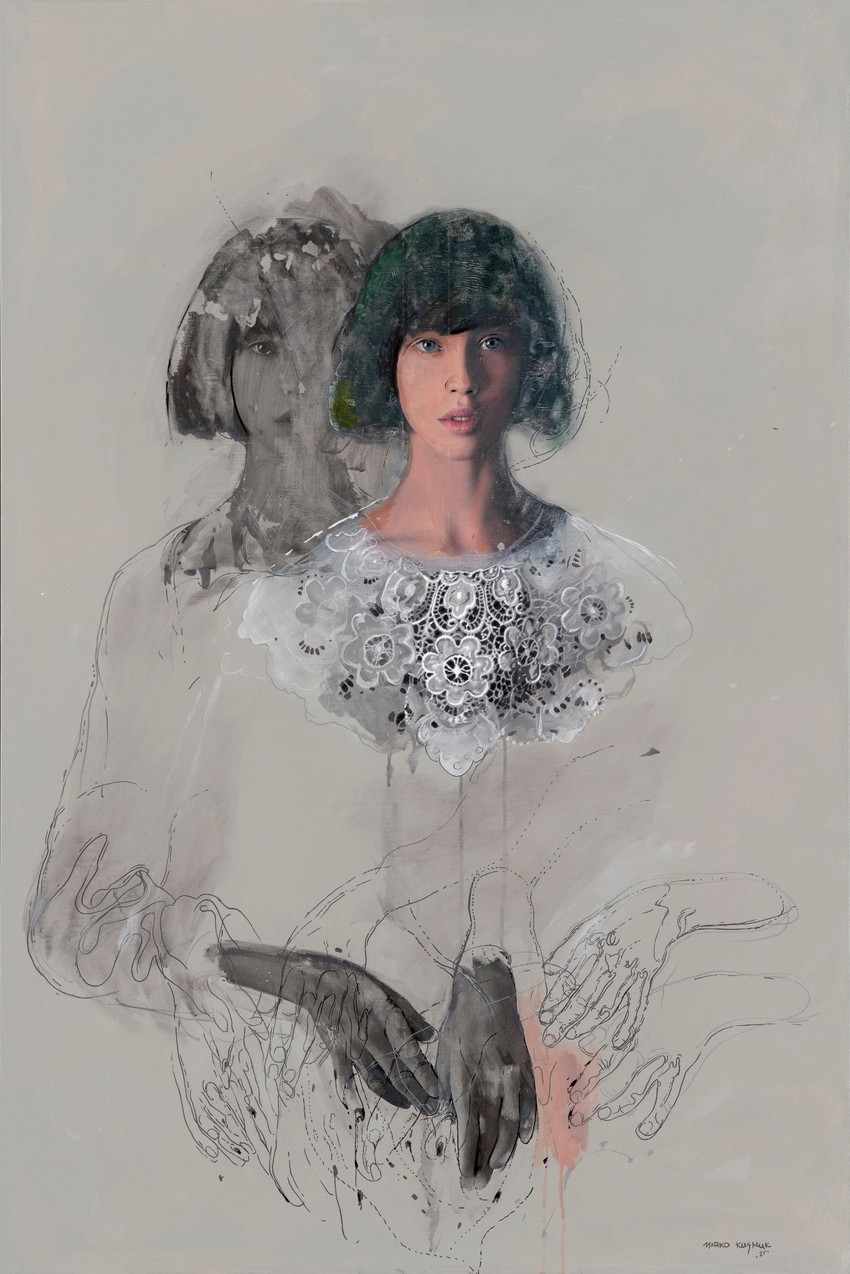 Marko Kusmuk, Alegorija stvarnosti, akril na platnu