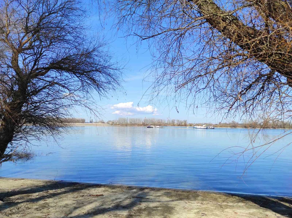 Neuređena plaža na Dunavu
