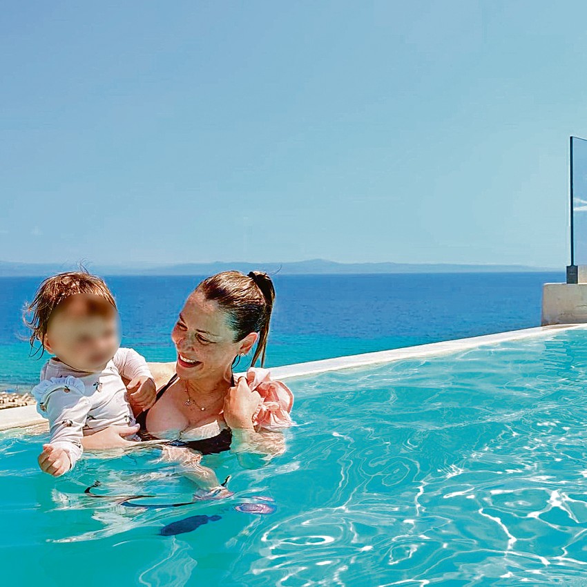 Marijana Mićić sa bebom