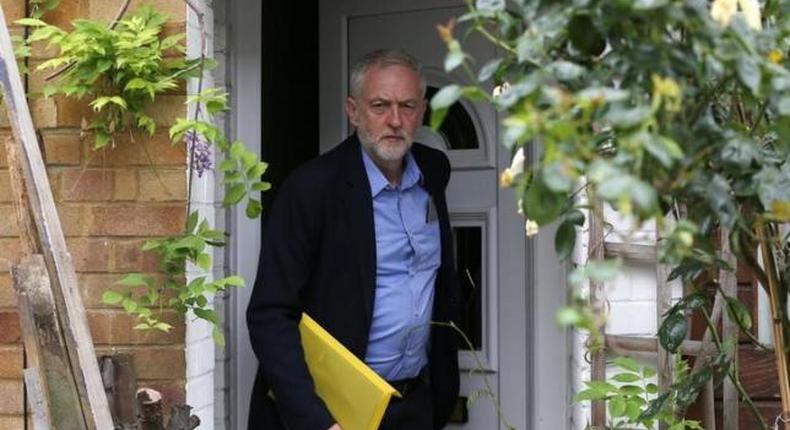 UK Labour leader Corbyn calls for calm after challenger's office vandalised