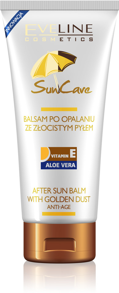 Eveline, Sun Care balsam po opalaniu ze zlocistym pyłem