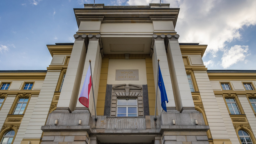 Budynek Kancelarii Prezesa Rady Ministrów przy Alejach Ujazdowskich w Warszawie