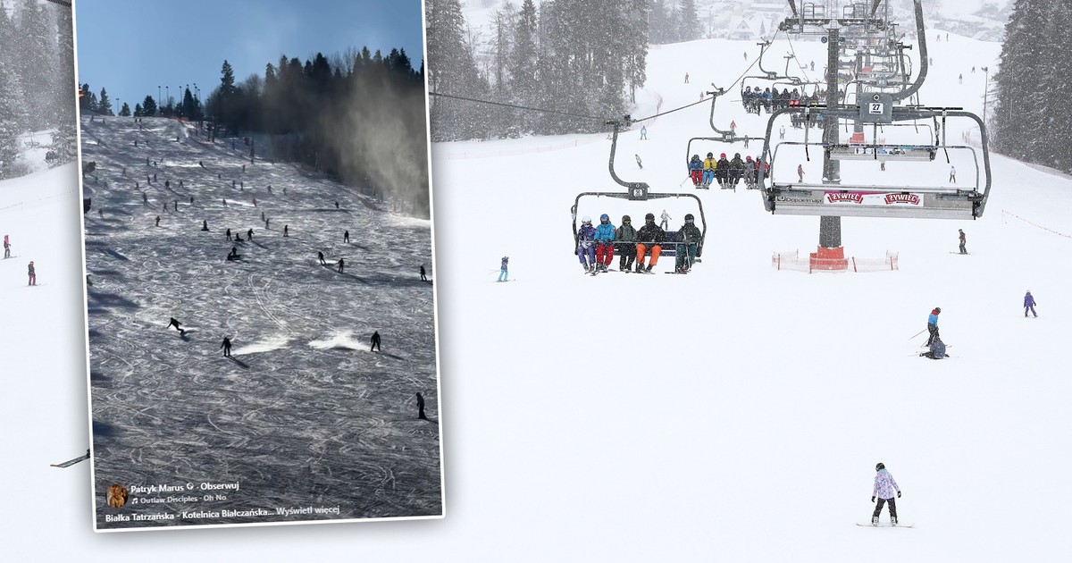 Tak wygląda zima w polskim kurorcie. To nagranie rozpaliło internautów